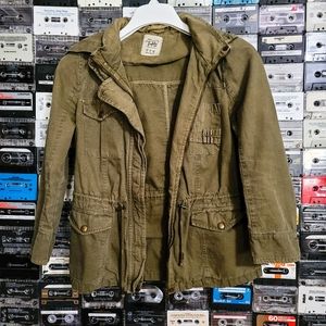 Zara Trafaluc hooded military jacket